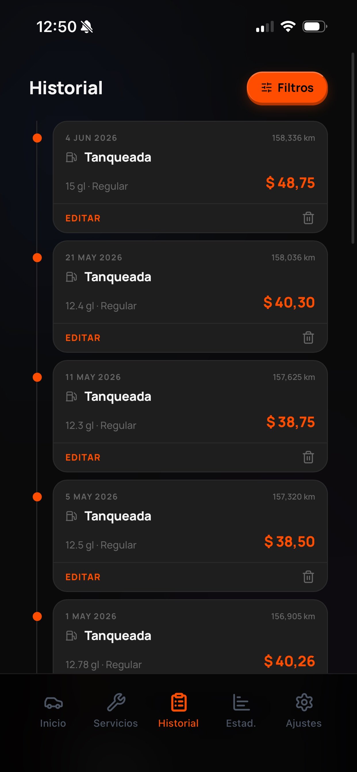 Historial